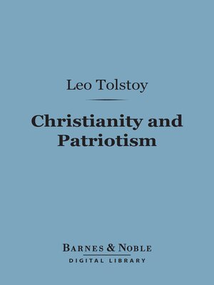 cover image of Christianity and Patriotism (Barnes & Noble Digital Library)